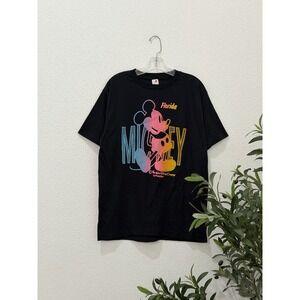 Vintage 80s Mickey Mouse Florida T-Shirt Large Walt Disney Deadstock